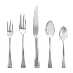 Lenox Federal Platinum 5 piece Stainless Flatware Place Setting 