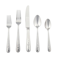 Lenox Opal Innocence 5 piece Stainless Flatware Place Setting 