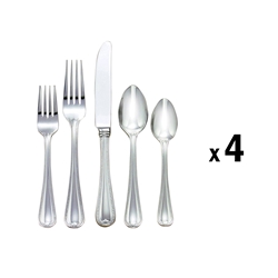 Lenox Vintage Jewel 20 piece Stainless Flatware, Service for 4 