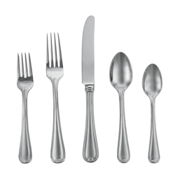 Lenox Vintage Jewel Frosted 5 piece Stainless Flatware Place Setting 