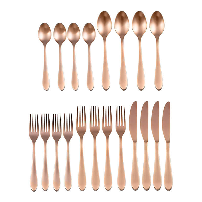 Fiesta Maraca Copper Satin 20 piece, Service for 4 - 288520FSW12R