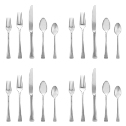 Lenox Federal Platinum 20 piece Stainless Flatware, Service for 4 