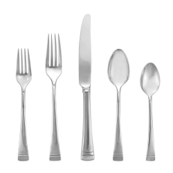 Lenox Federal Platinum 5 piece Stainless Flatware Place Setting 