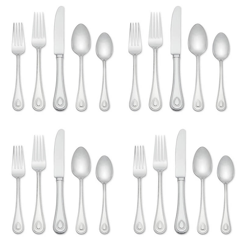 Lenox French Perle 20 piece, Service for 4 - LN-FRP-50/4