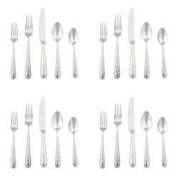 Lenox Opal Innocence 20 piece Stainless Flatware, Service for 4 