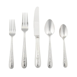 Lenox Opal Innocence 5 piece Stainless Flatware Place Setting 