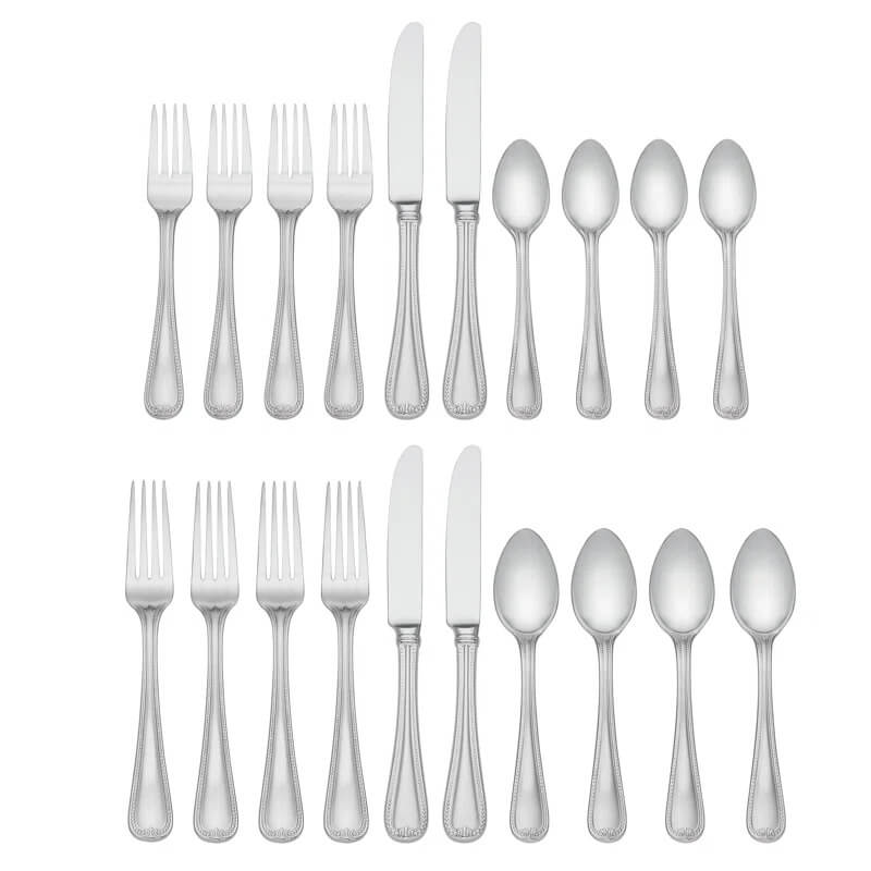 Lenox Vintage Jewel 20 piece Stainless Flatware, Service for 4 - LN-VJ-50/4