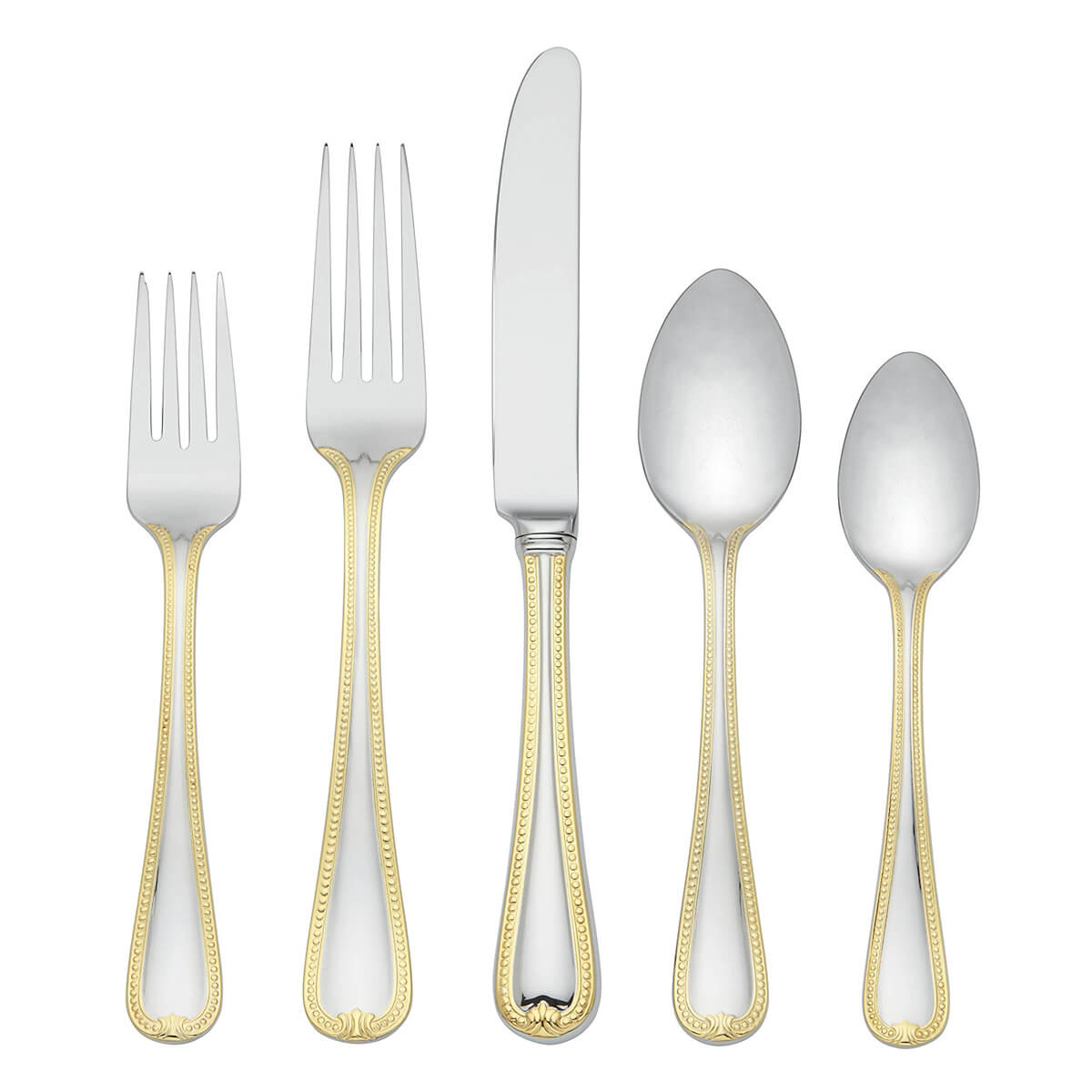 Lenox Vintage Jewel Gold 20 piece Stainless Flatware, Service for 4 - LN-VJG-50/4