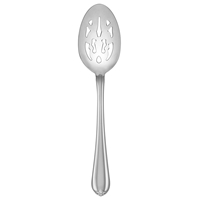 Gorham Melon Bud Frosted Pierced Serving Spoon 