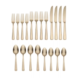 Oneida Aptitude Champagne Satin 20 piece, Service for 4 