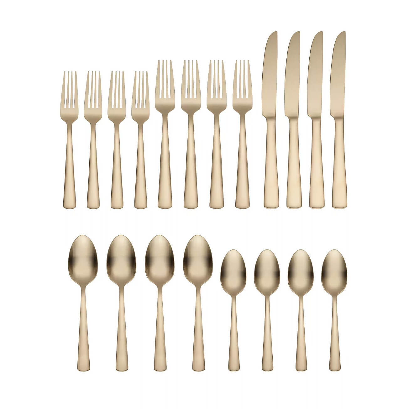 Oneida Aptitude Champagne Satin 20 Piece Set, Service for 4 - B1025020AL21