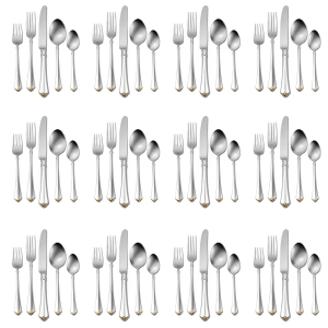 Oneida Golden Juilliard 60 piece, Service for 12