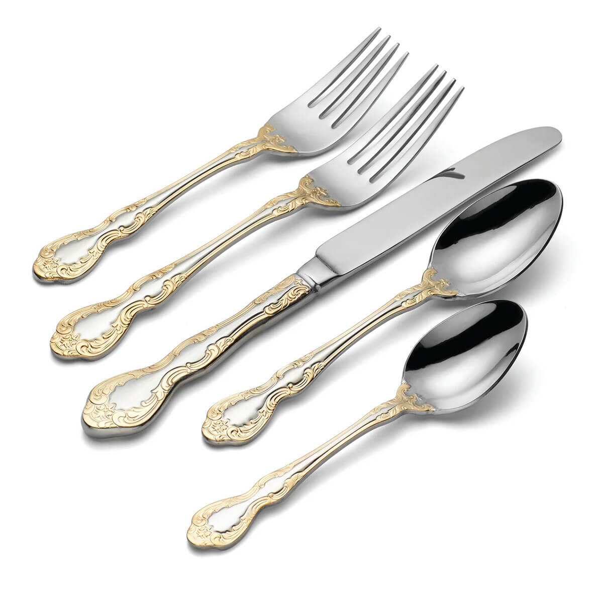Oneida Golden Mandolina 45 Piece Set, Service for 8 - ON-F142045A