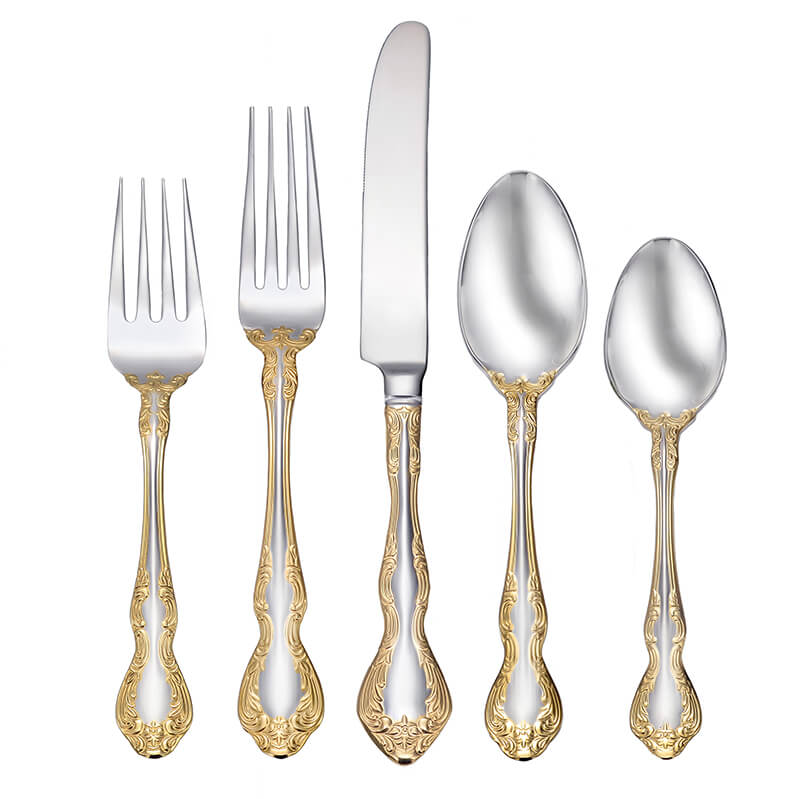 Oneida Golden Mandolina 45 Piece Set, Service for 8 - ON-F142045A