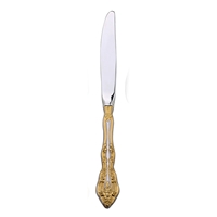 Oneida Golden Michelangelo Dinner Knife 
