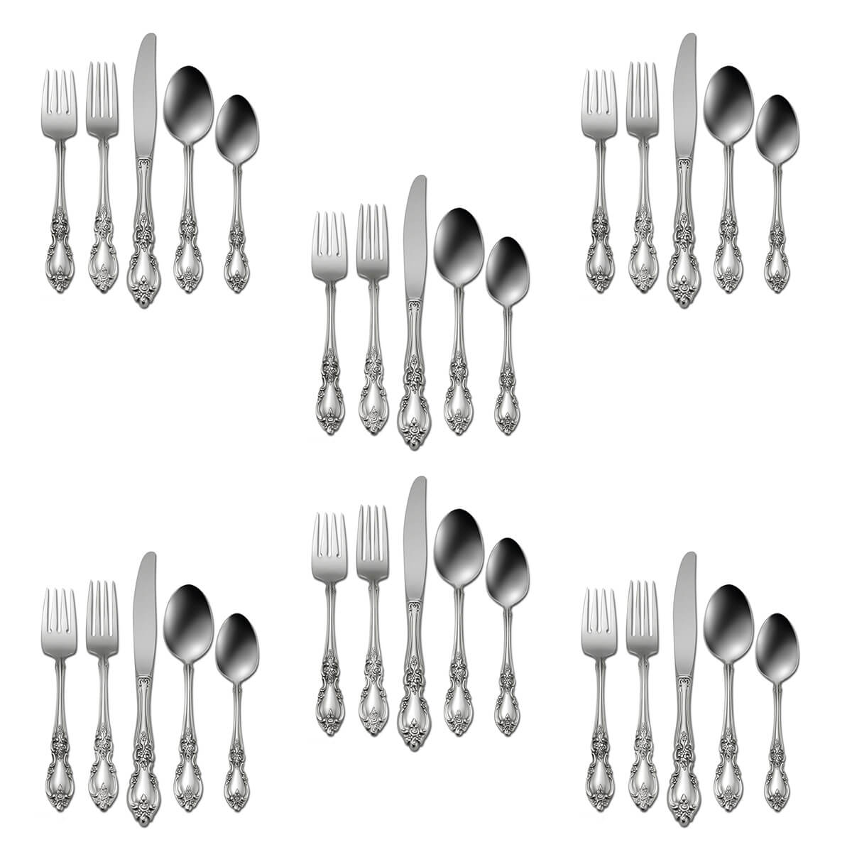 Oneida Louisiana 30 Piece Set, Service for 6 - ON-LA-50/6