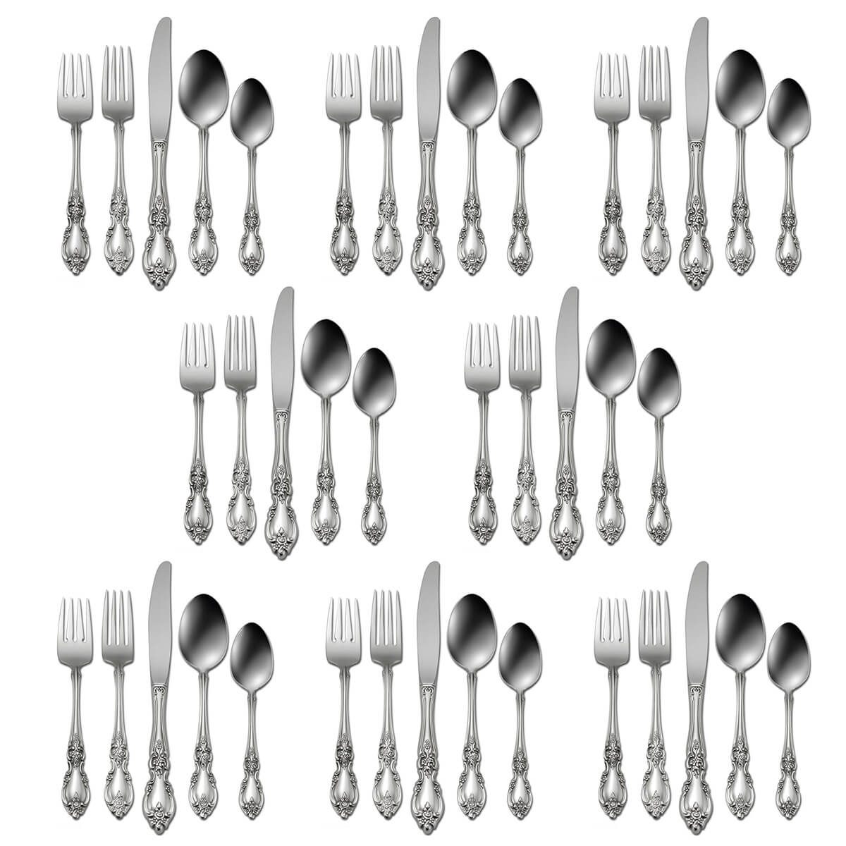 Oneida Louisiana 40 Piece Set, Service for 8 - ON-LA-50/8