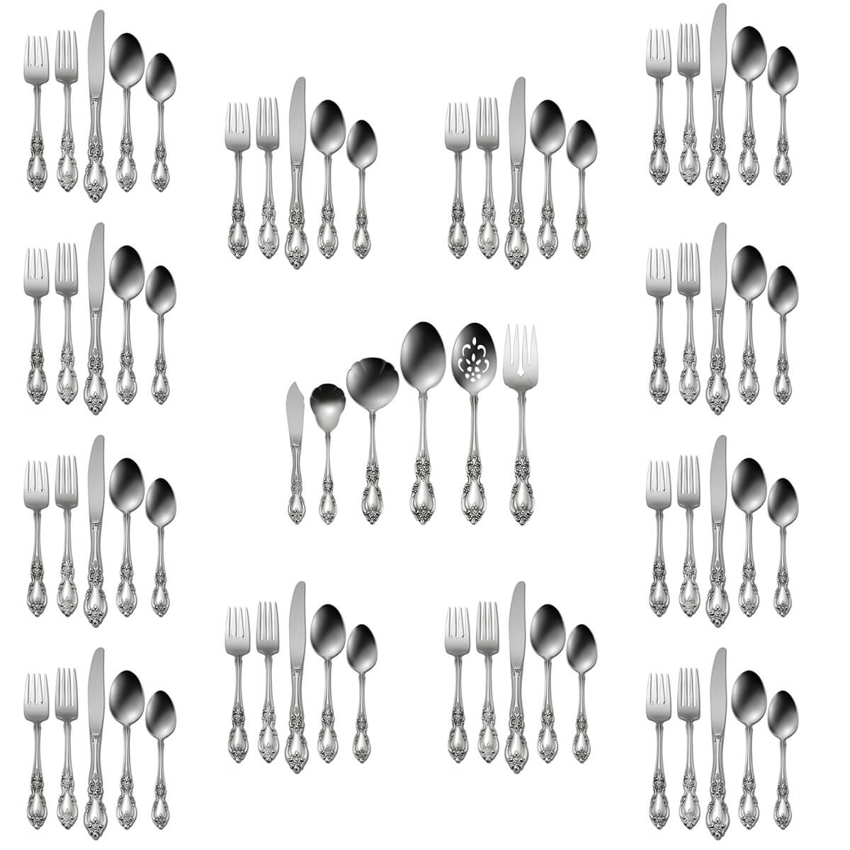 Oneida Louisiana 66 Piece Set, Service for 12 - ON-LA-66