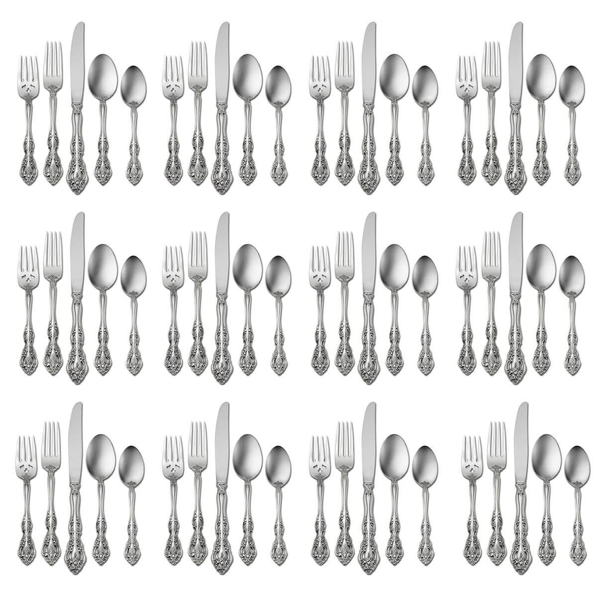Oneida Michelangelo 60 Piece Set, Service for 12 - ON-MK-50/12
