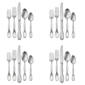 Oneida Satin Aquarius 20 Piece Set, Service for 4