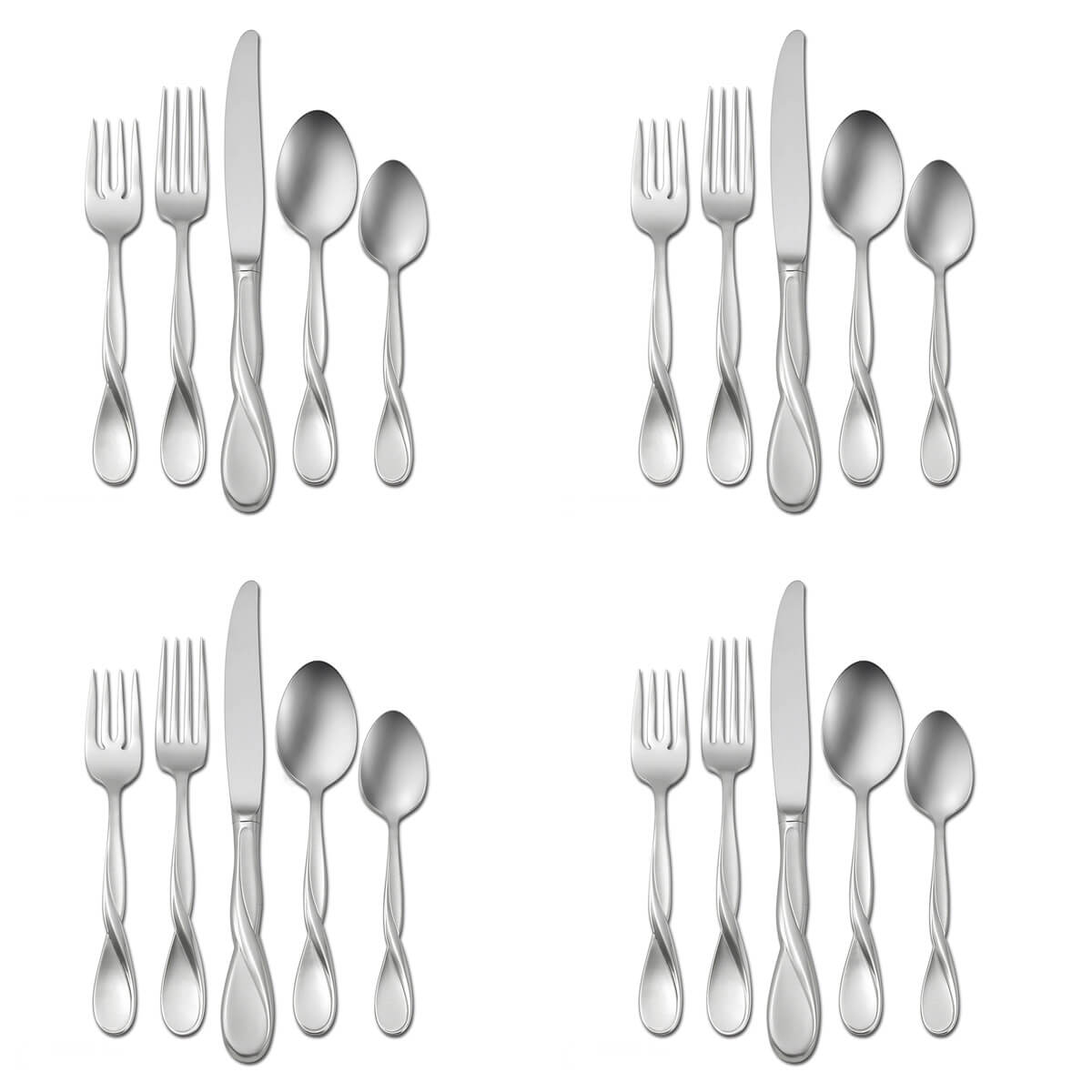 Oneida Satin Aquarius 20 Piece Set, Service for 4 - ON-SAQ-50/4