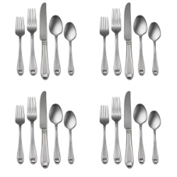 Oneida Satin Garnet 20 piece, Service for 4 