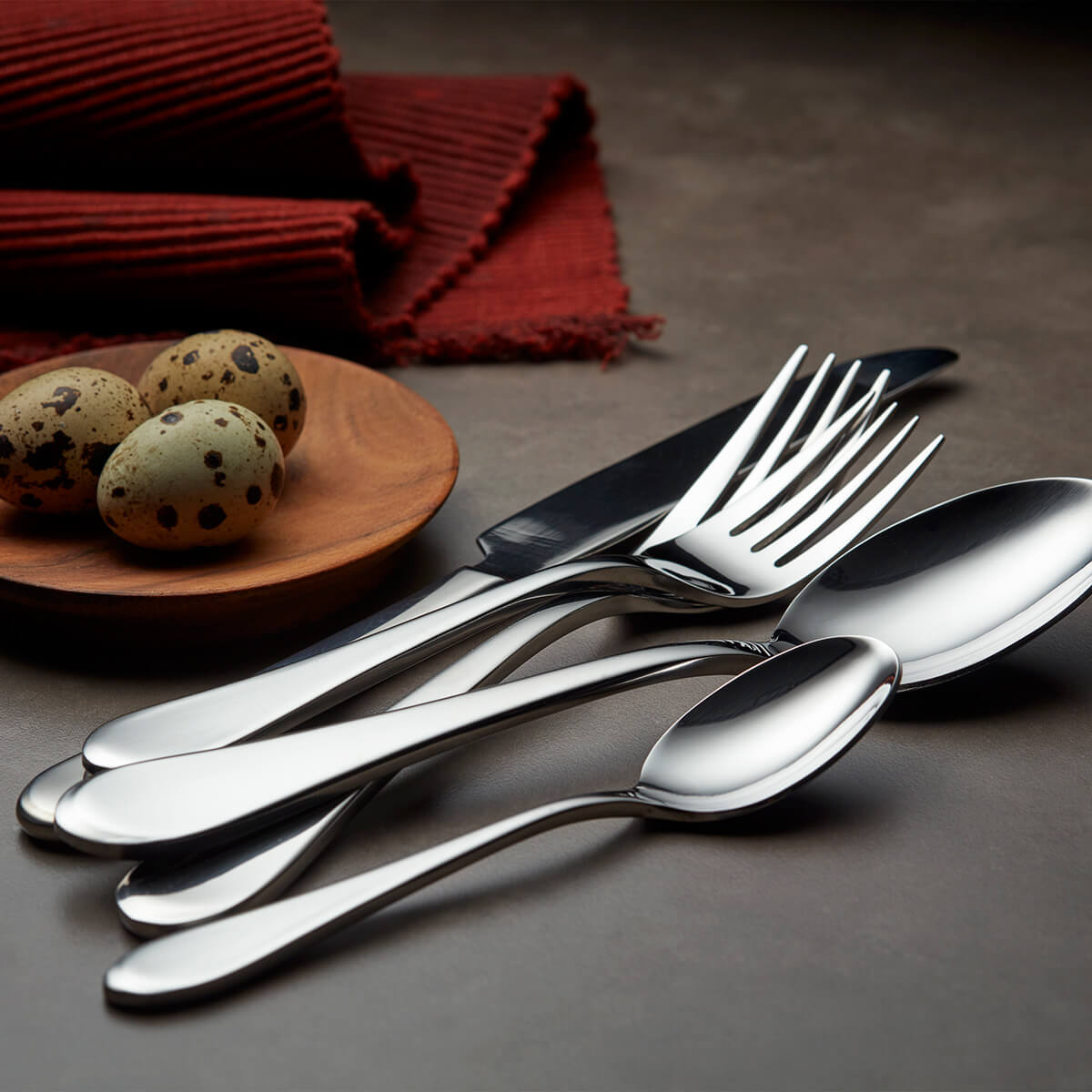 Oneida Satin Icarus 45 Piece Set, Service for 8 - ON-H326045AL20