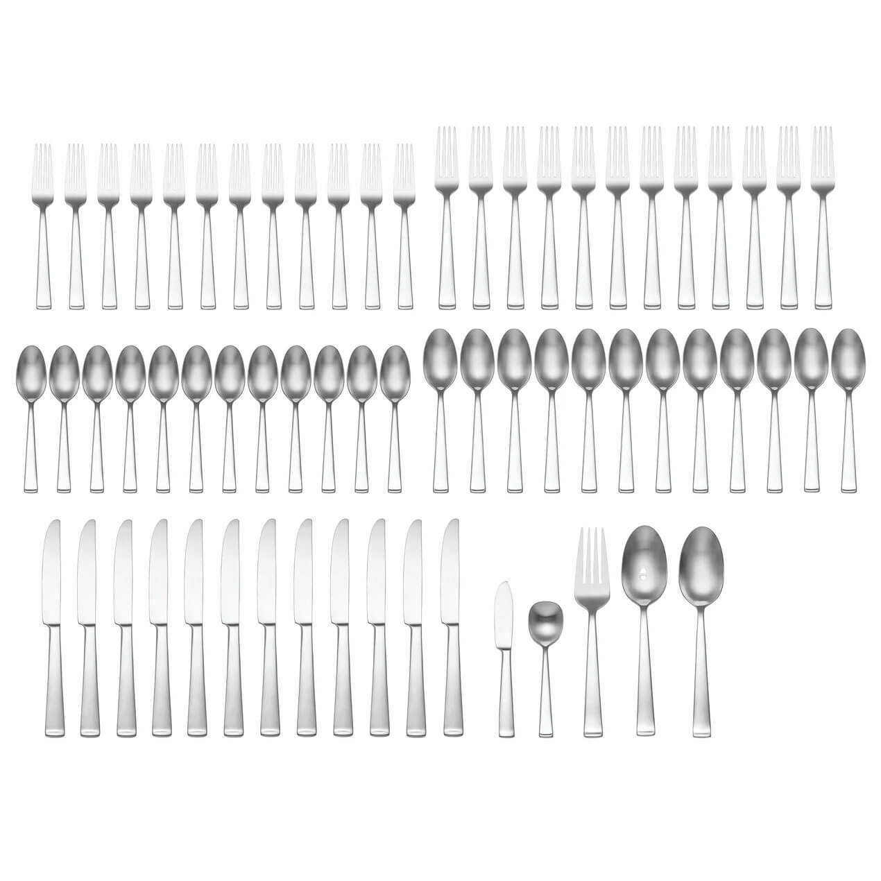 Oneida Satin Lewin 65 Piece Set, Service for 12 - ON-F149-65