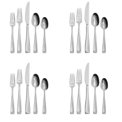 Oneida Satin Moda 20 Piece Set, Service for 4 