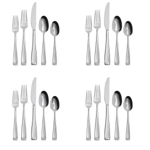 Oneida Satin Moda 20 Piece Set, Service for 4