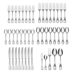 Oneida Satin Voss 45 Piece Set, Service for 8 