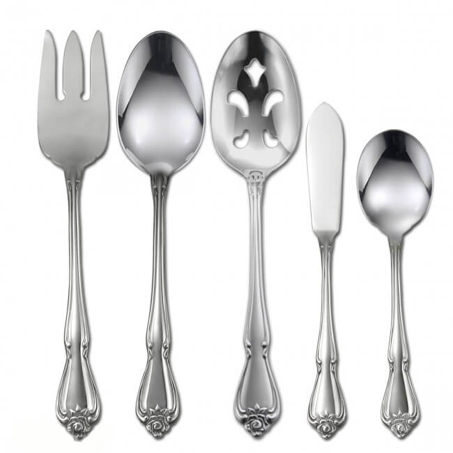 Oneida True Rose 45 piece, Service for 8 - B552045D