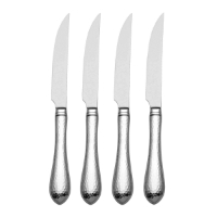 Reed & Barton Hammered Antique Steak Knives 