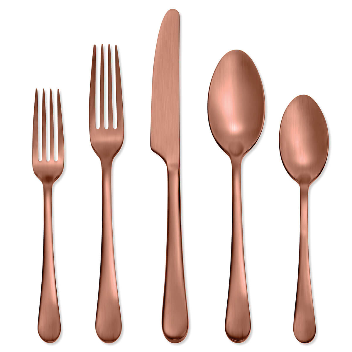 Skandia Mirabella Satin Copper Titanium 20 piece, Service for 4 - LN-SFF30C20SB